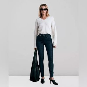 Rag and bone Nina jeans color Carmen high rise